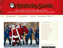 Tablet Screenshot of nationalsanta.com